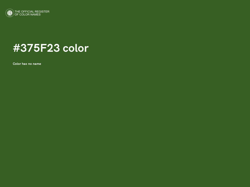 #375F23 color image