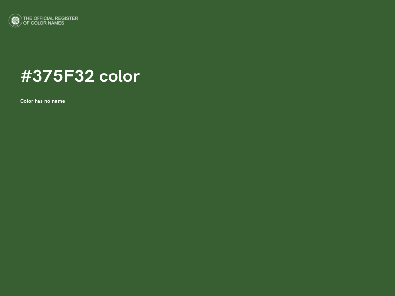 #375F32 color image