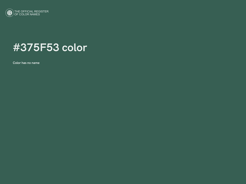 #375F53 color image