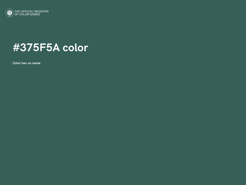 #375F5A color image