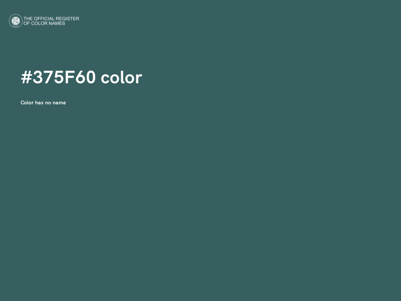 #375F60 color image