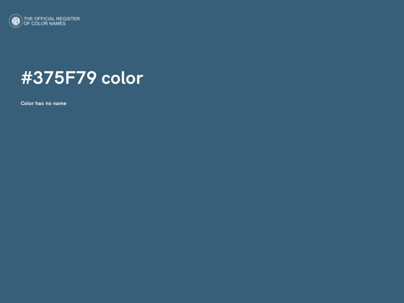 #375F79 color image