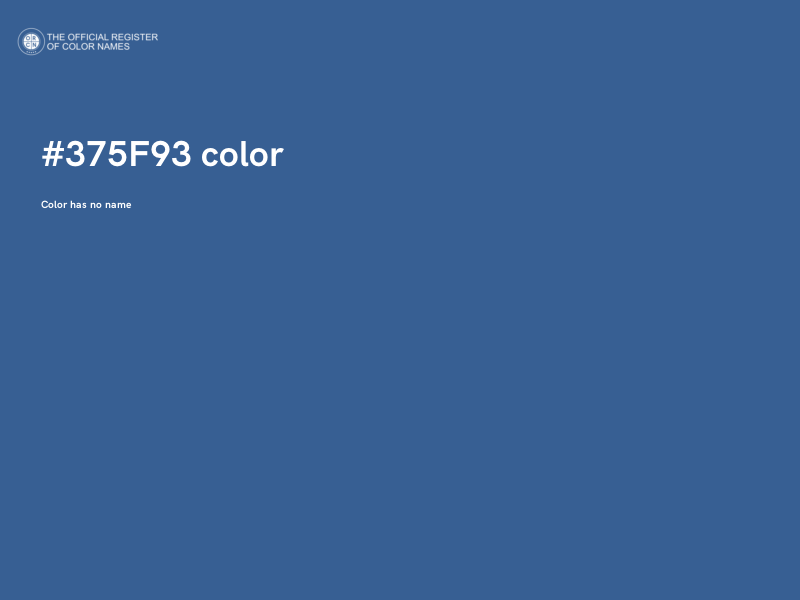#375F93 color image