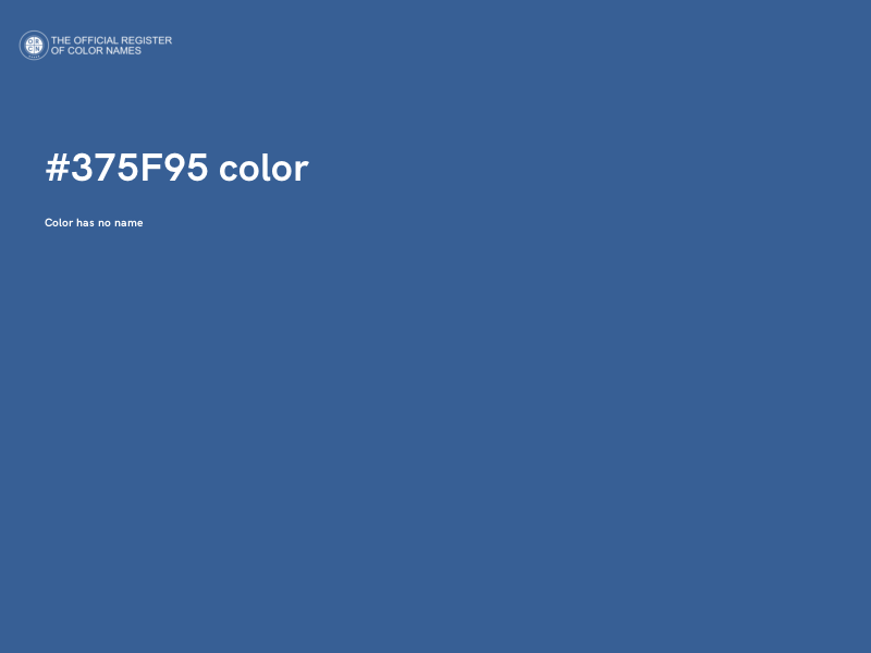 #375F95 color image