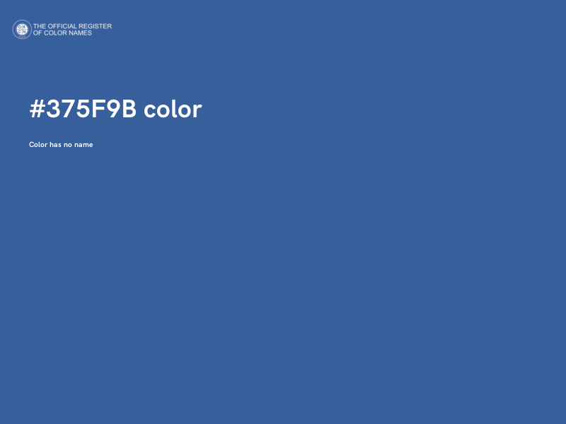 #375F9B color image
