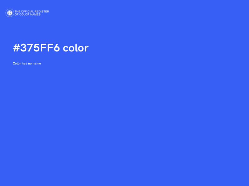 #375FF6 color image