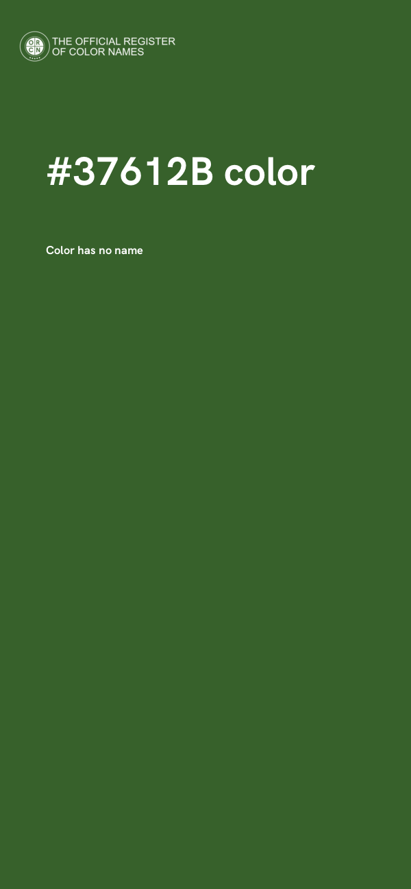 #37612B color image