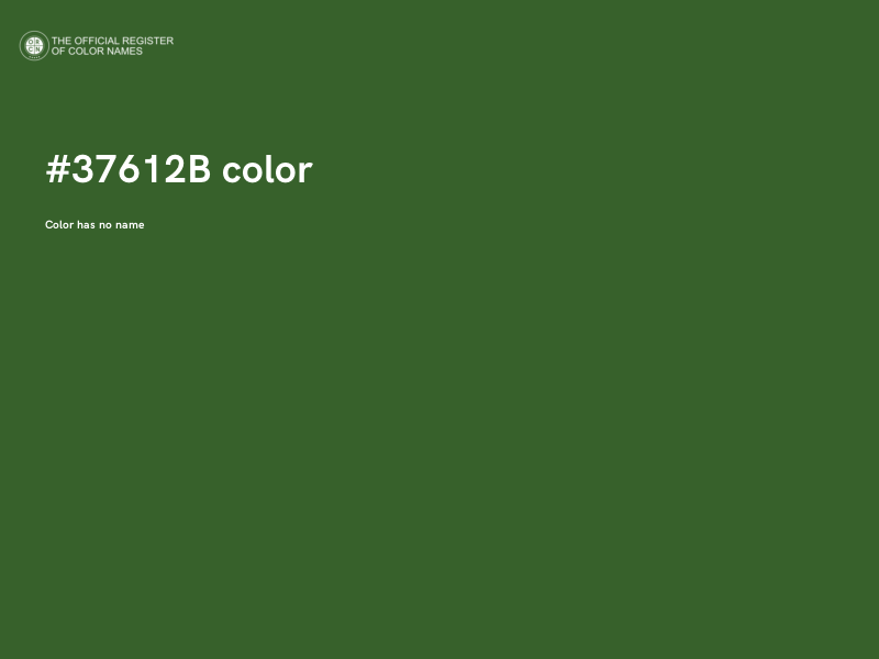 #37612B color image
