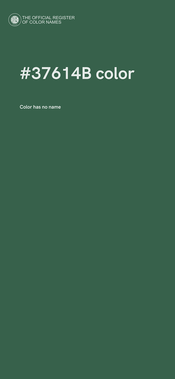 #37614B color image