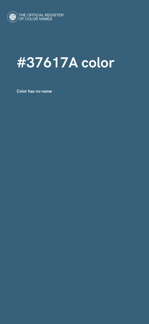 #37617A color image