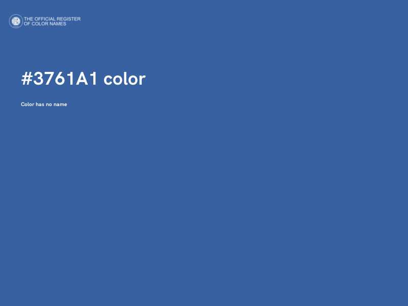 #3761A1 color image