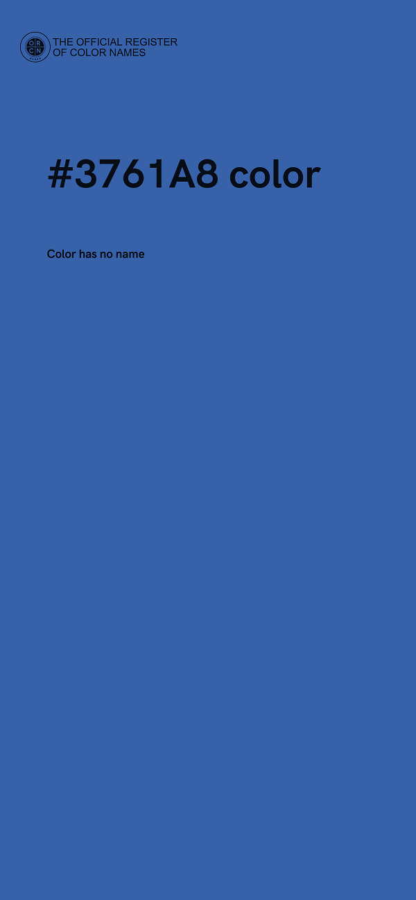 #3761A8 color image