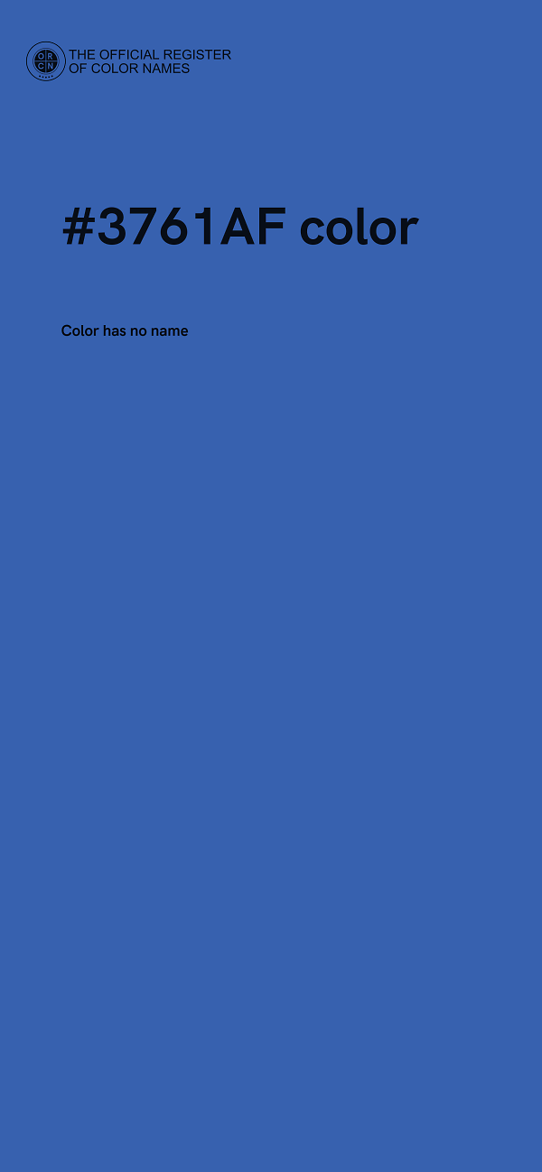 #3761AF color image