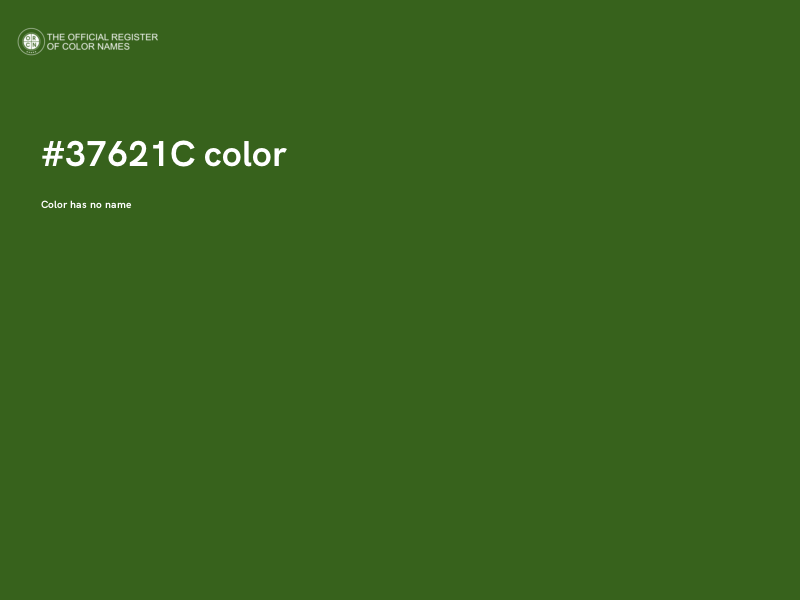 #37621C color image