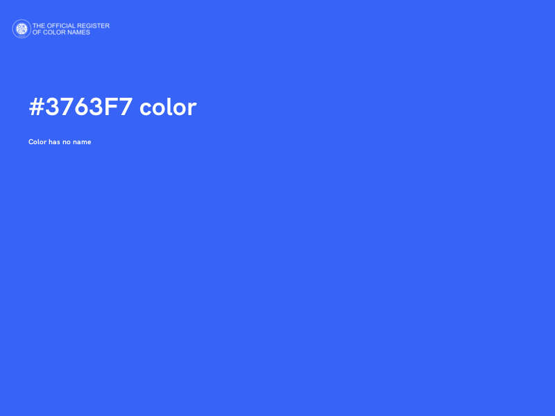 #3763F7 color image