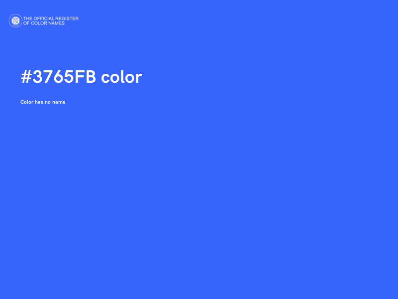 #3765FB color image