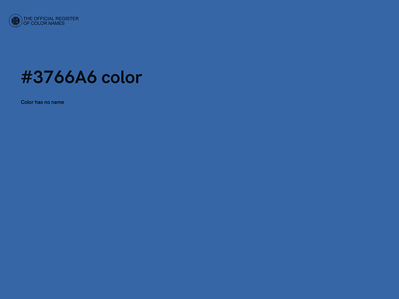 #3766A6 color image