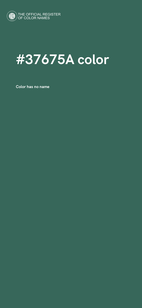 #37675A color image