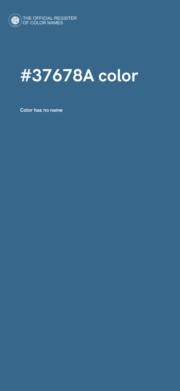 #37678A color image
