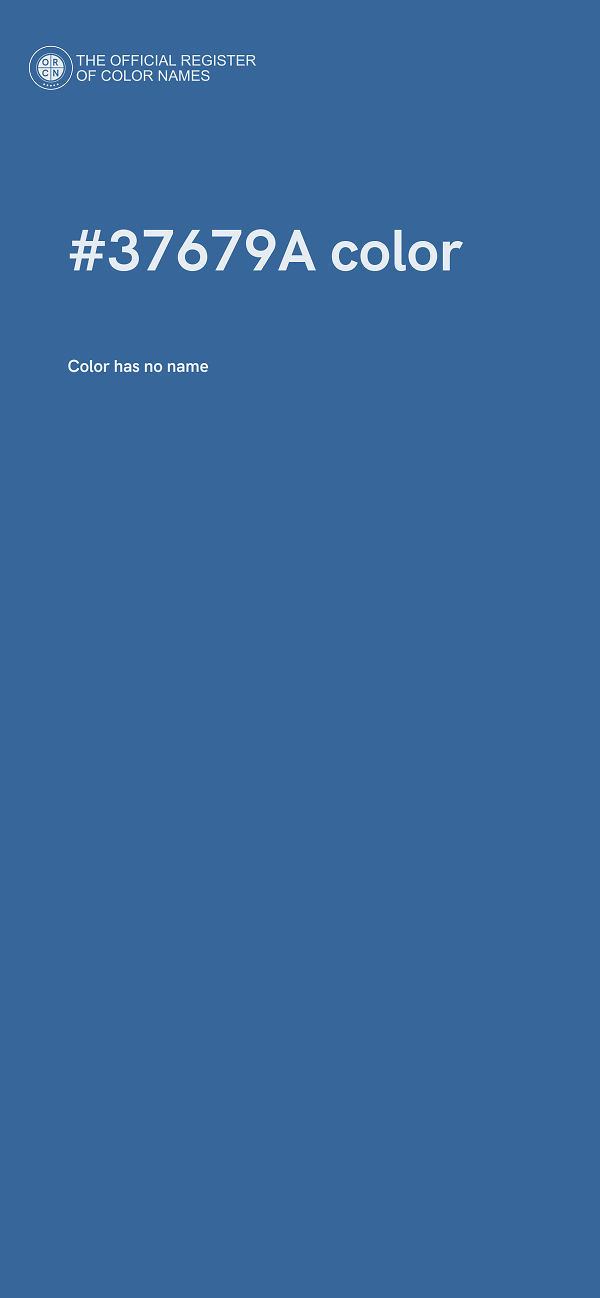 #37679A color image