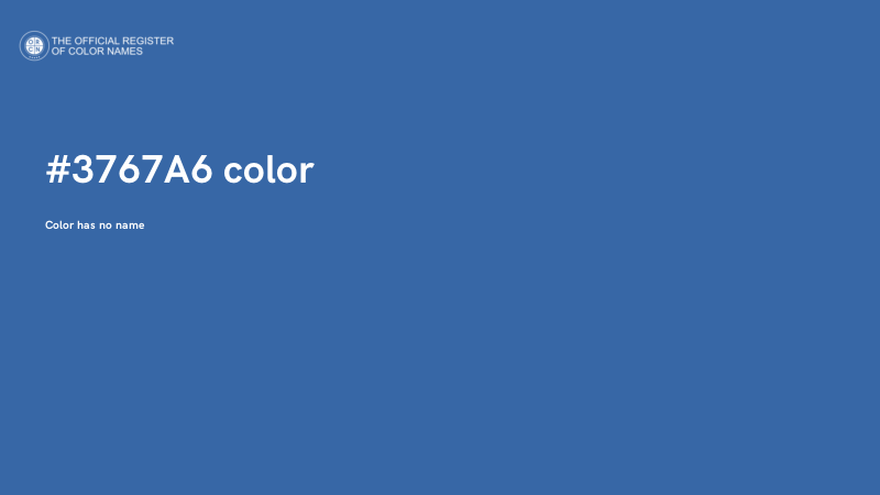 #3767A6 color image