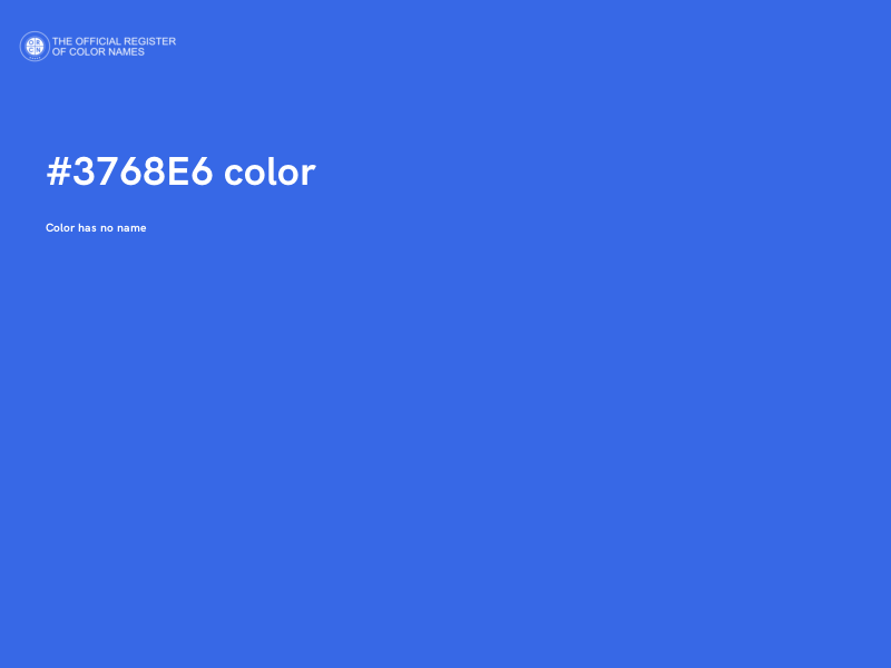 #3768E6 color image