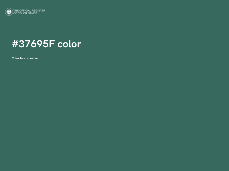 #37695F color image