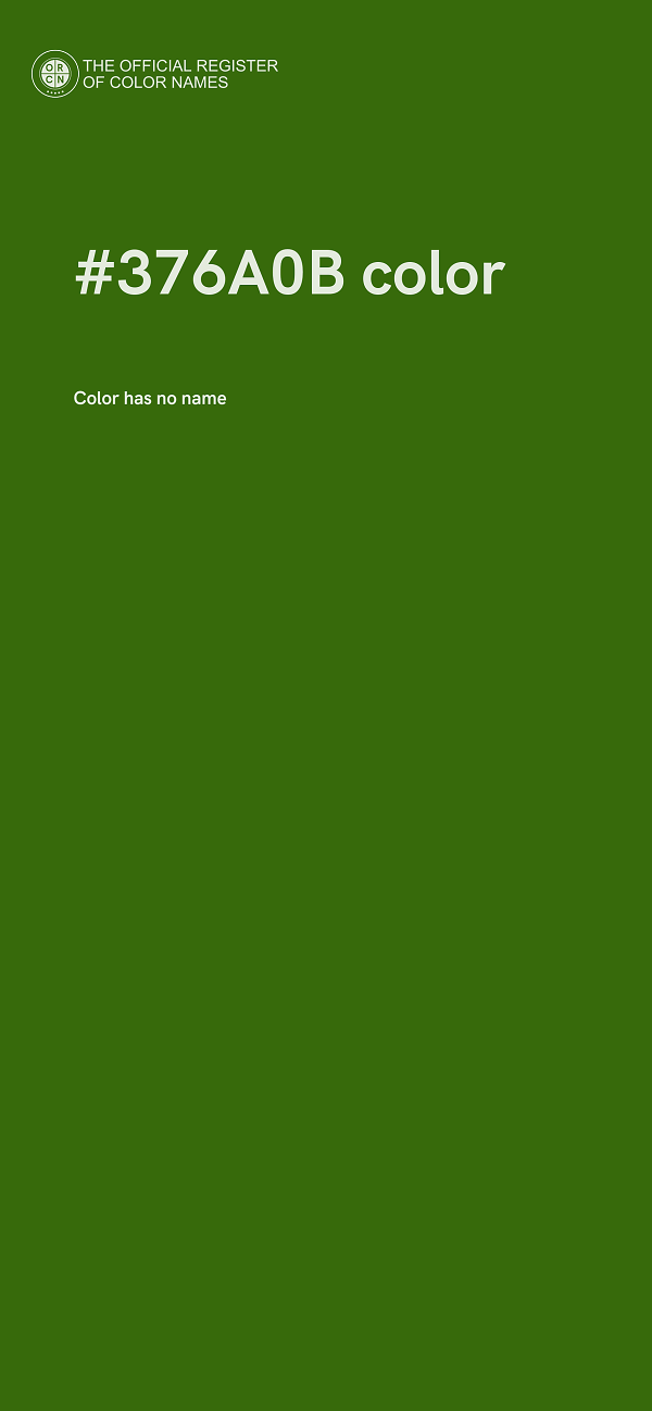 #376A0B color image
