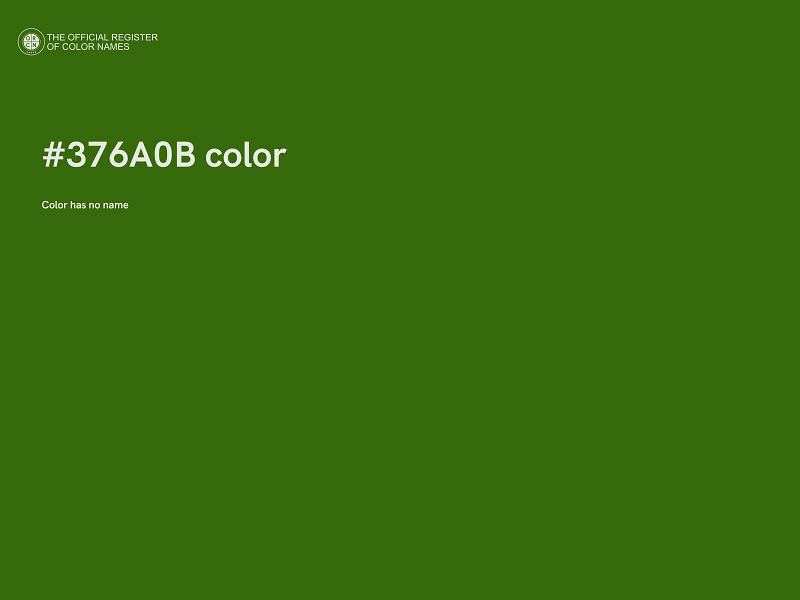 #376A0B color image