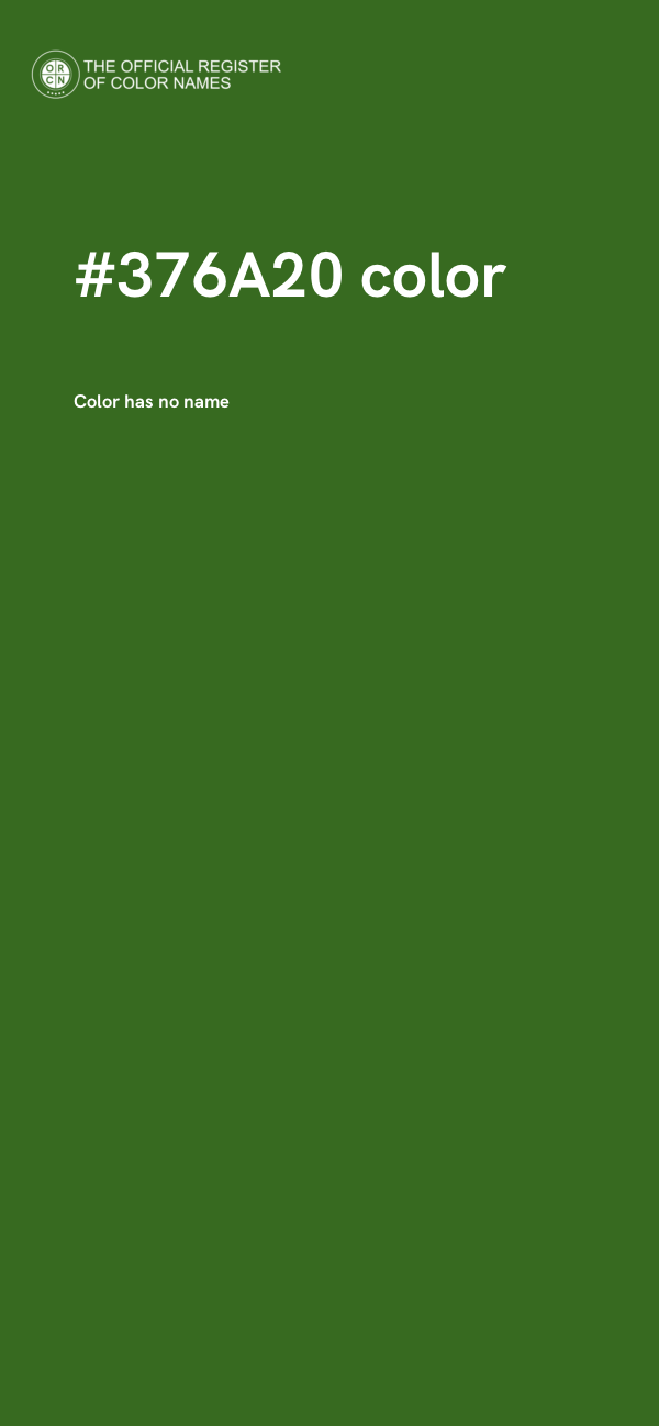 #376A20 color image