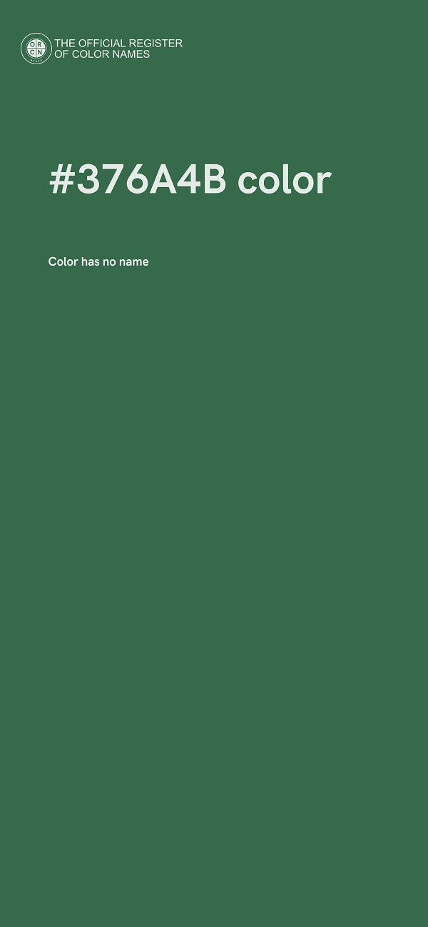 #376A4B color image