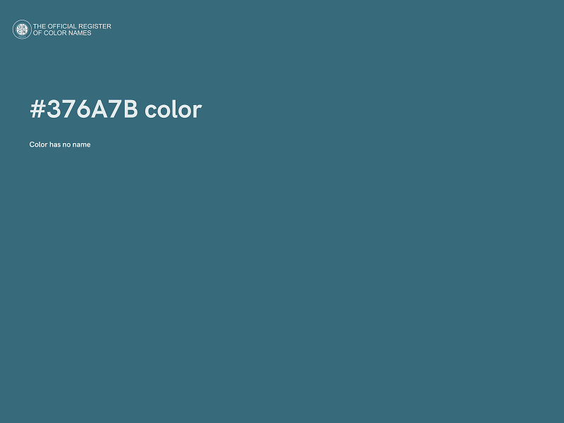 #376A7B color image