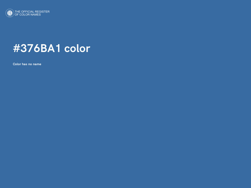 #376BA1 color image