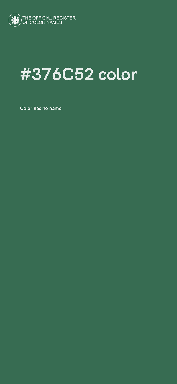#376C52 color image