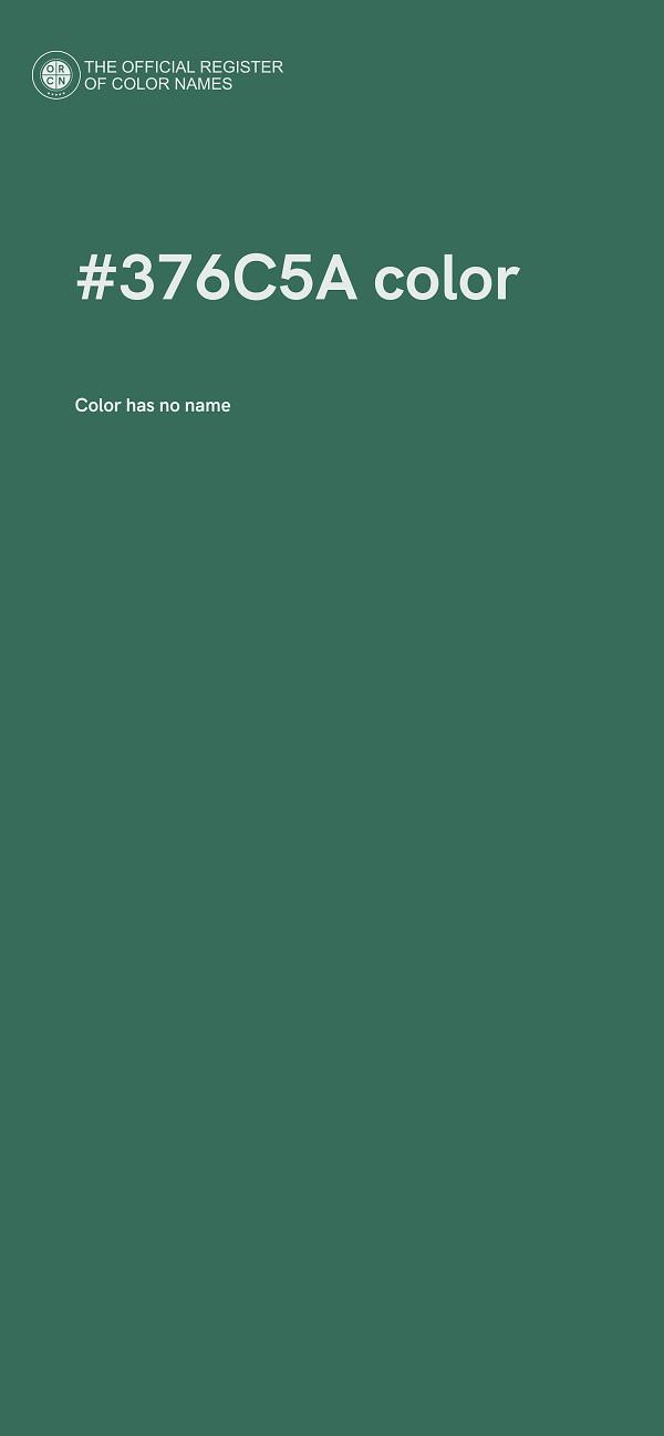 #376C5A color image
