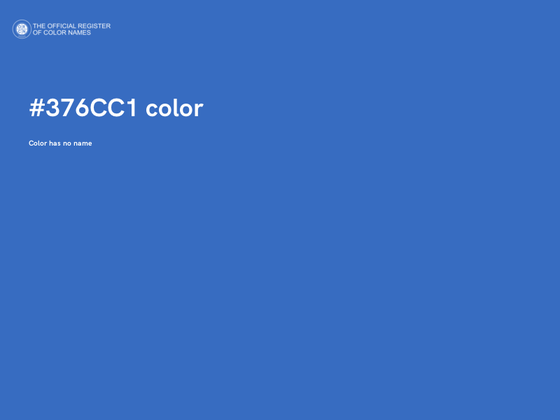 #376CC1 color image