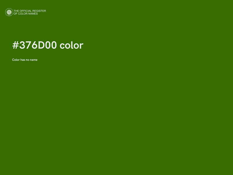 #376D00 color image