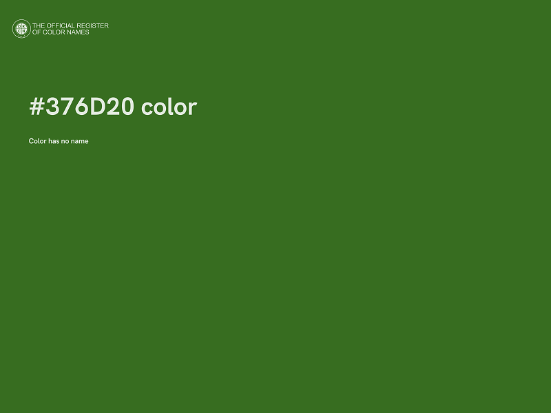 #376D20 color image