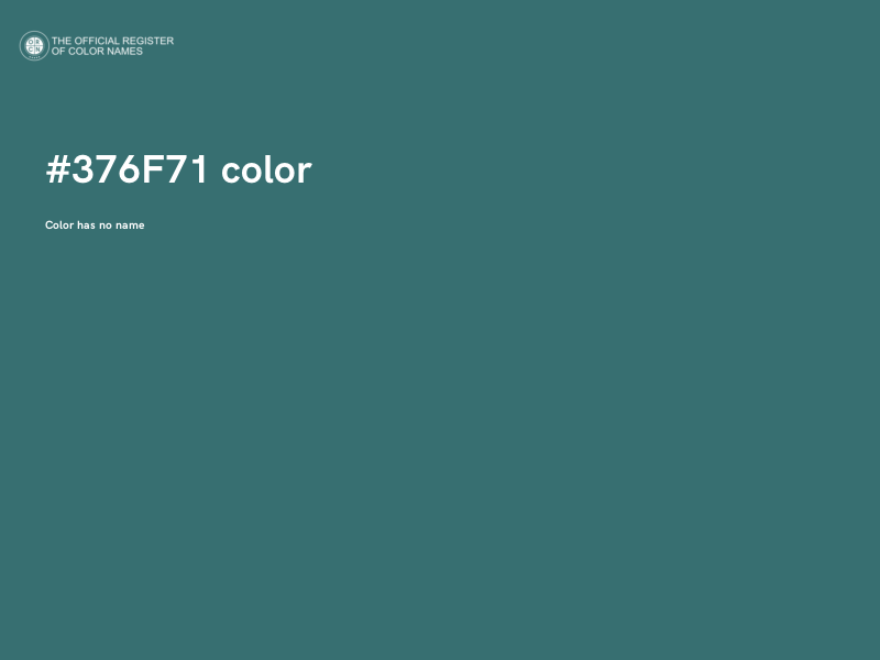 #376F71 color image