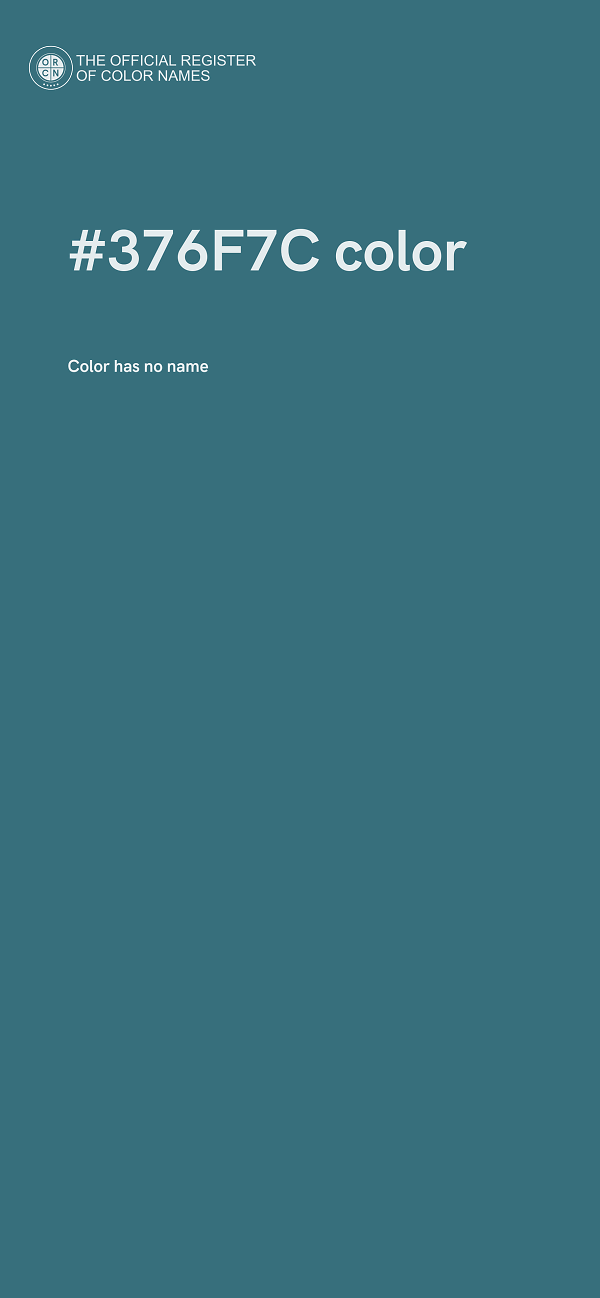 #376F7C color image
