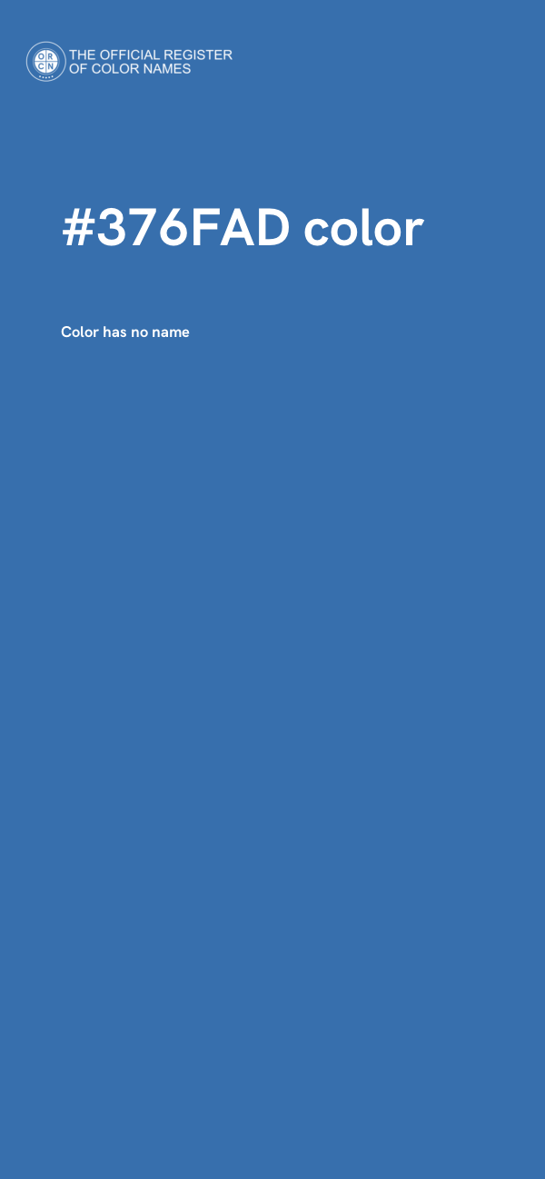#376FAD color image