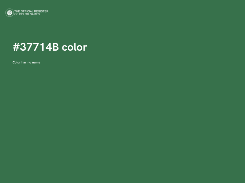 #37714B color image