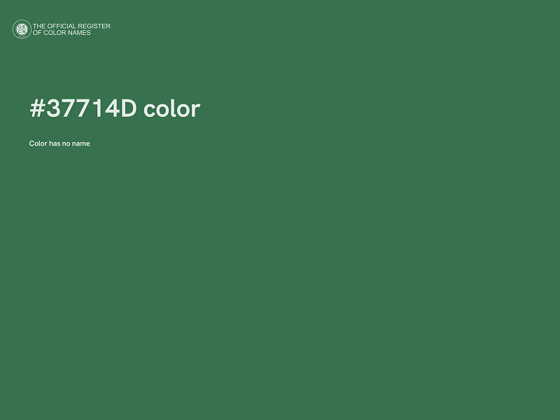 #37714D color image