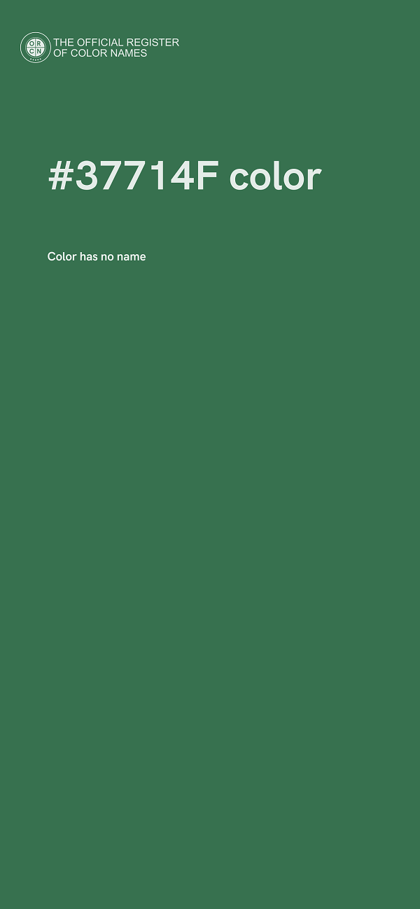 #37714F color image