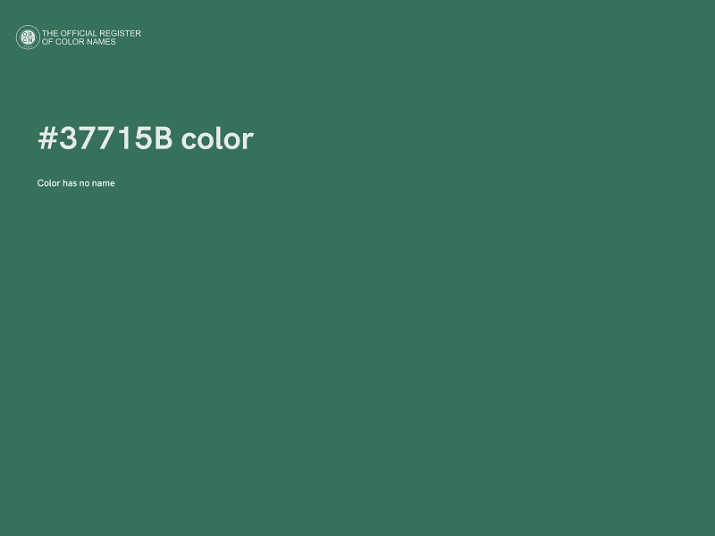 #37715B color image
