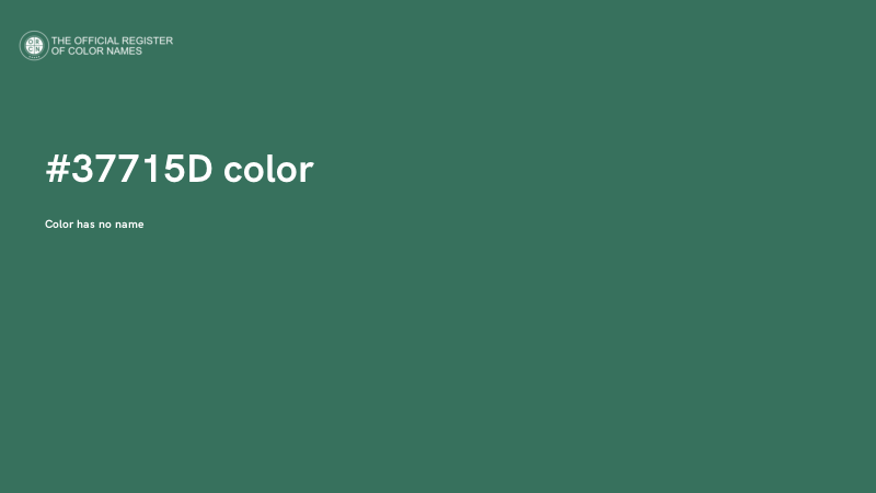 #37715D color image