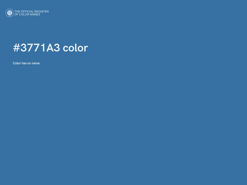 #3771A3 color image