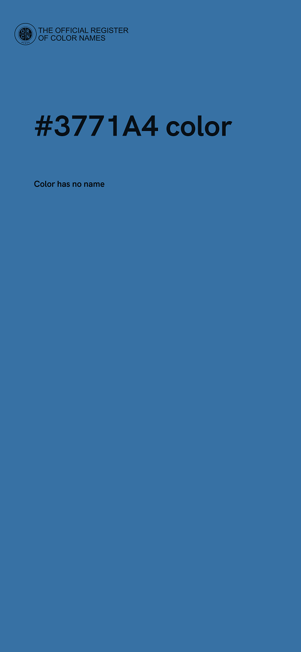 #3771A4 color image