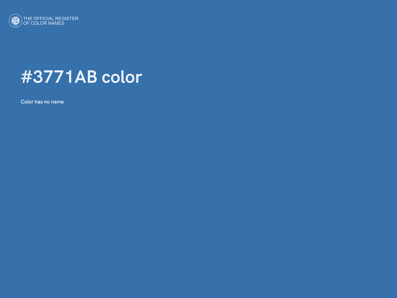 #3771AB color image