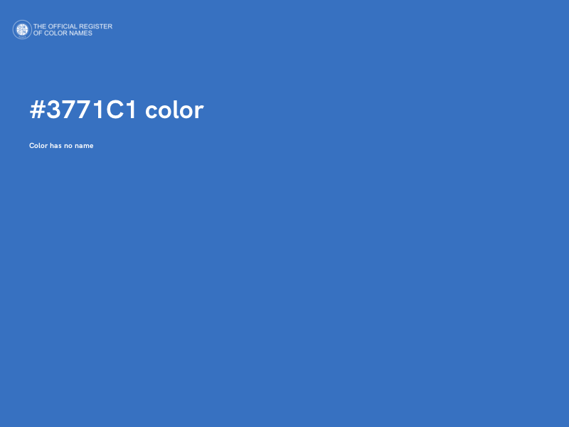 #3771C1 color image